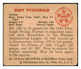 1950 Bowman Baseball #178 Ed Fitzgerald Pirates VG 504992