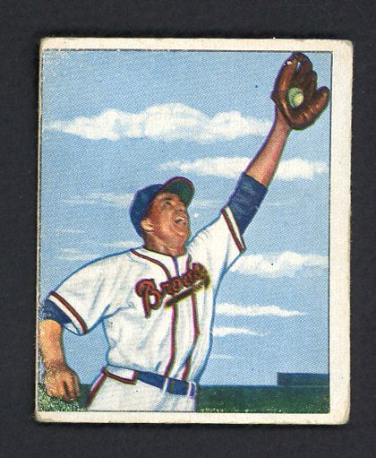 1950 Bowman Baseball #073 Willard Marshall Braves GD-VG 504994