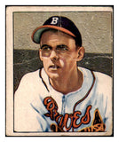 1950 Bowman Baseball #192 Bob Chipman Braves PR-FR Copyright 504996