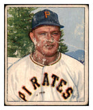 1950 Bowman Baseball #124 Clyde Mccullough Pirates PR-FR 505003