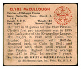 1950 Bowman Baseball #124 Clyde Mccullough Pirates PR-FR 505003