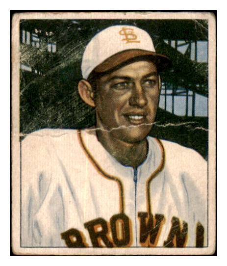 1950 Bowman Baseball #142 Sherm Lollar Browns PR-FR 505005