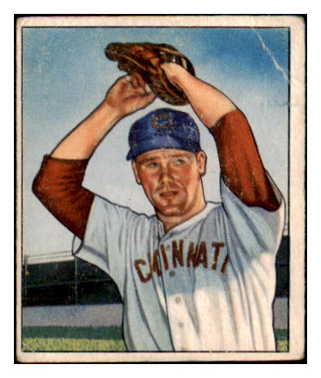 1950 Bowman Baseball #027 Herman Wehmeier Reds VG 505010