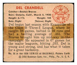 1950 Bowman Baseball #056 Del Crandall Braves PR-FR 505014