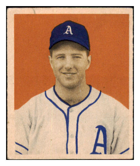 1949 Bowman Baseball #080 Bill McCahan A's VG-EX 505031