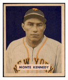 1949 Bowman Baseball #237 Monte Kennedy Giants EX-MT 505048