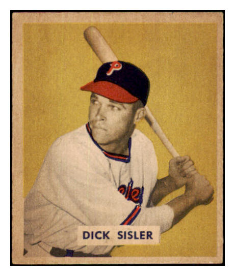 1949 Bowman Baseball #205 Dick Sisler Phillies EX-MT 505058
