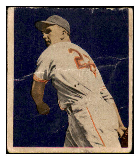 1949 Bowman Baseball #034 Dave Koslo Giants PR-FR 505071