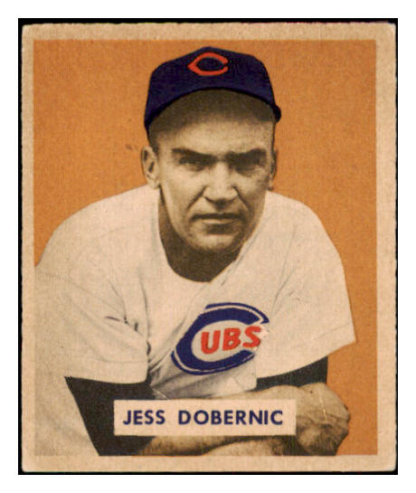 1949 Bowman Baseball #200 Jess Dobernic Cubs EX-MT 505089