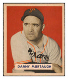 1949 Bowman Baseball #124 Danny Murtaugh Pirates EX Script 505121