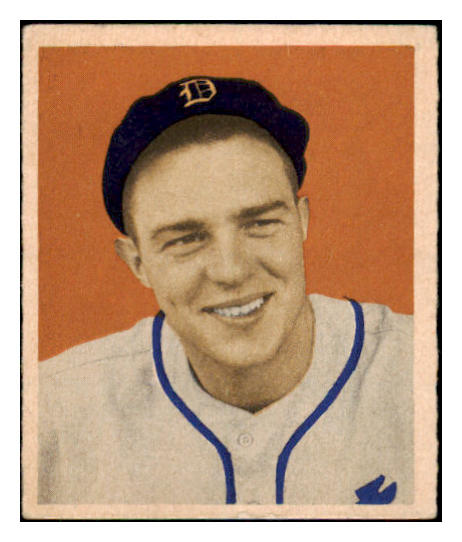 1949 Bowman Baseball #091 Dick Wakefield Tigers EX 505126