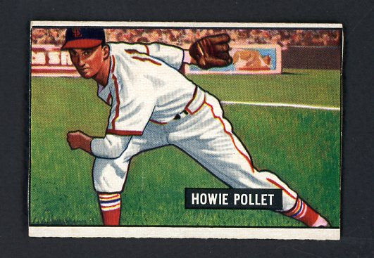 1951 Bowman Baseball #263 Howie Pollet Pirates Poor trimmed 505139