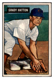 1951 Bowman Baseball #047 Grady Hatton Reds EX 505145