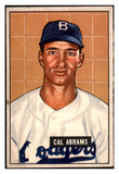 1951 Bowman Baseball #152 Cal Abrams Dodgers EX 505146