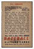 1951 Bowman Baseball #152 Cal Abrams Dodgers EX 505146