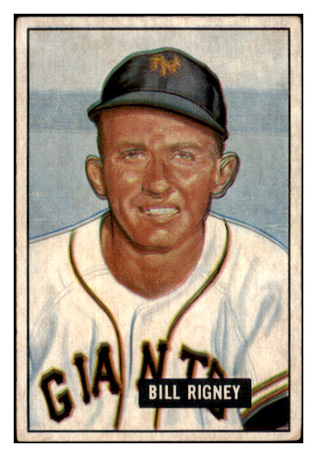 1951 Bowman Baseball #125 Bill Rigney Giants VG-EX 505150