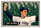 1951 Bowman Baseball #049 Jerry Coleman Yankees VG-EX 505157