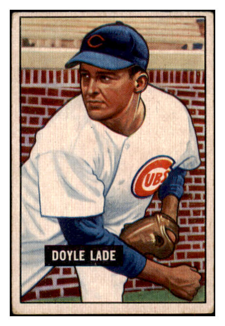 1951 Bowman Baseball #139 Doyle Lade Cubs VG-EX 505159