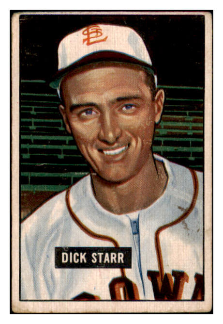 1951 Bowman Baseball #137 Dick Starr Browns VG 505168