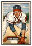 1951 Bowman Baseball #312 Gene Mauch Braves NR-MT 505184