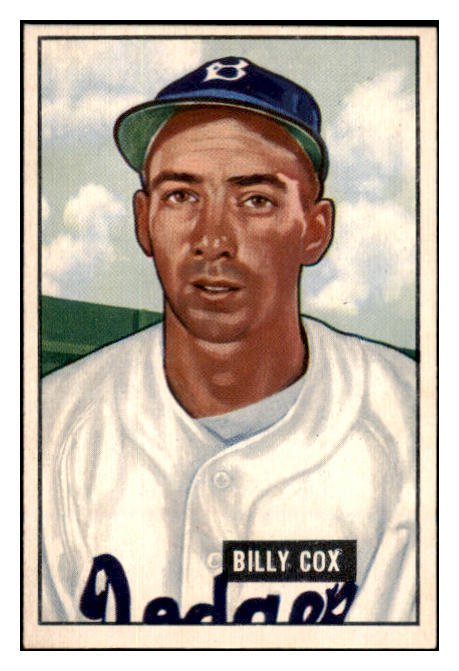 1951 Bowman Baseball #224 Billy Cox Dodgers NR-MT 505187
