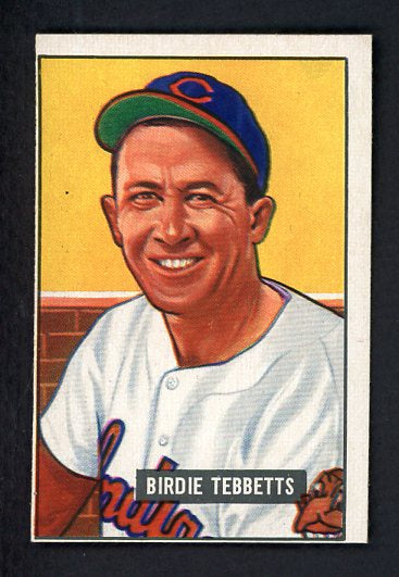 1951 Bowman Baseball #257 Birdie Tebbetts Indians VG-EX 505193