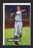 1951 Bowman Baseball #291 Tommy Henrich Yankees EX 505203