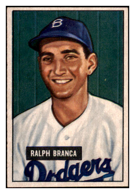 1951 Bowman Baseball #056 Ralph Branca Dodgers EX-MT 505211