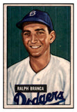 1951 Bowman Baseball #056 Ralph Branca Dodgers EX-MT 505211