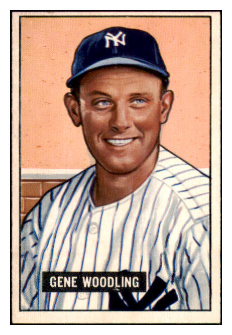 1951 Bowman Baseball #219 Gene Woodling Yankees NR-MT 505217