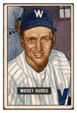 1951 Bowman Baseball #311 Mickey Harris Senators VG 505234
