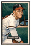 1951 Bowman Baseball #278 Norman Roy Braves VG-EX 505247