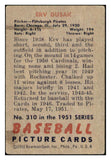 1951 Bowman Baseball #310 Erv Dusak Pirates VG-EX 505249
