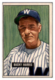 1951 Bowman Baseball #275 Bucky Harris Senators VG-EX 505250