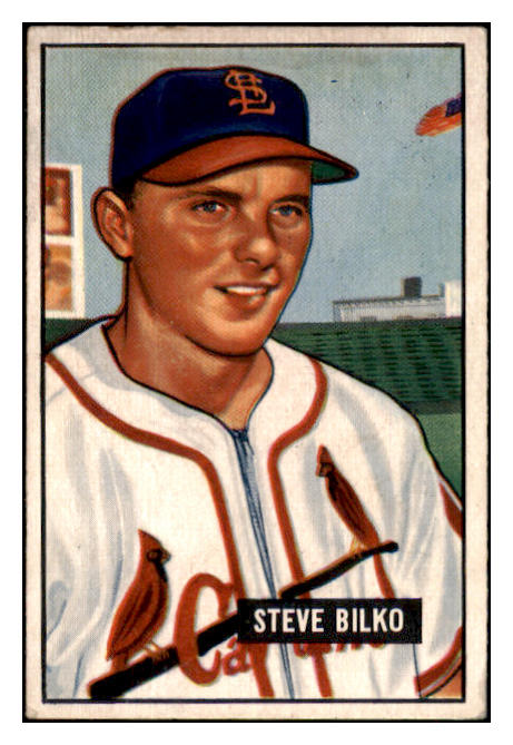 1951 Bowman Baseball #265 Steve Bilko Cardinals VG-EX 505251