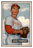 1951 Bowman Baseball #294 Jocko Thompson Phillies VG-EX 505255