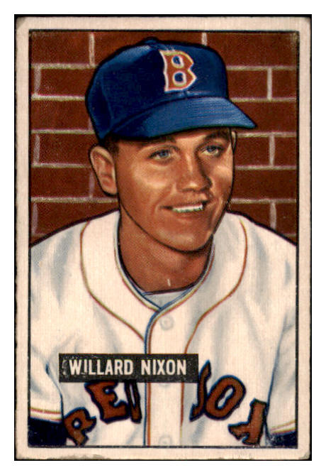 1951 Bowman Baseball #270 Willard Nixon Red Sox VG-EX 505268