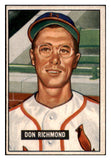 1951 Bowman Baseball #264 Don Richmond Cardinals EX 505277