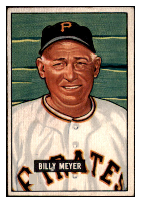 1951 Bowman Baseball #272 Billy Meyer Pirates EX-MT 505286