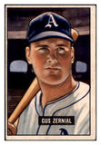 1951 Bowman Baseball #262 Gus Zernial A's EX-MT 505287