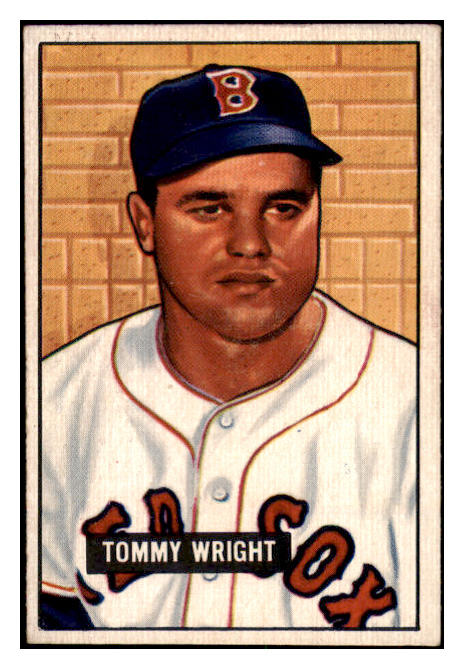 1951 Bowman Baseball #271 Tommy Wright Red Sox EX-MT 505288