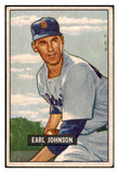 1951 Bowman Baseball #321 Earl Johnson Tigers EX-MT 505291