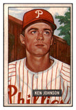1951 Bowman Baseball #293 Ken Johnson Phillies EX-MT 505295