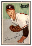 1952 Bowman Baseball #156 Warren Spahn Braves VG-EX 505298