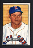 1951 Bowman Baseball #271 Tommy Wright Red Sox EX 505299