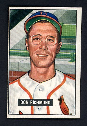 1951 Bowman Baseball #264 Don Richmond Cardinals EX 505300