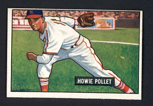 1951 Bowman Baseball #263 Howie Pollet Pirates EX 505302