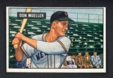 1951 Bowman Baseball #268 Don Mueller Giants EX 505303