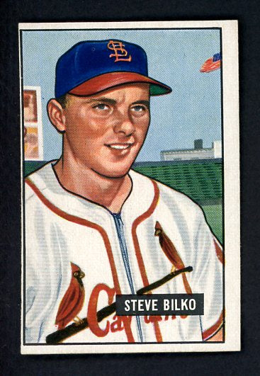 1951 Bowman Baseball #265 Steve Bilko Cardinals EX 505304