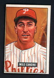 1951 Bowman Baseball #255 Milo Candini Phillies EX 505306